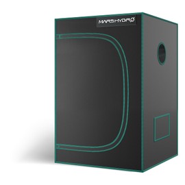 MARS HYDRO 2x2x3 Advanced Grow Tent, 24"x24"x36" High Reflective Mylar 1680D for Hydroponics Indoor Plant Growing, with Floor Tray and Smooth Zipper for TS600