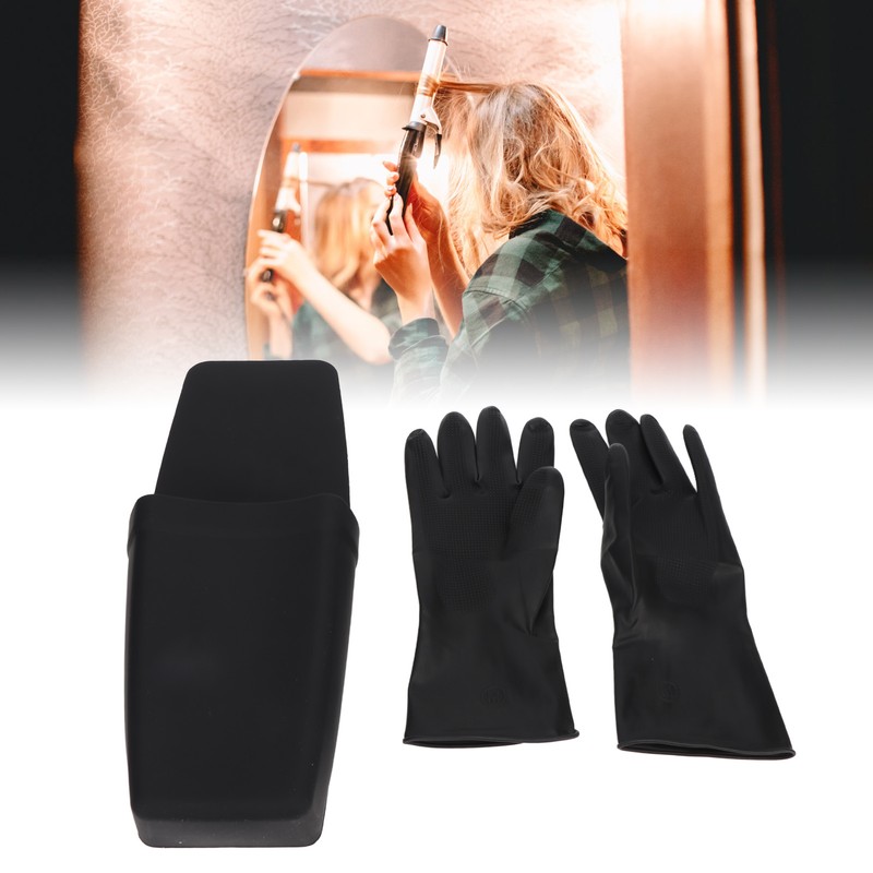 Heat Resistant Silicone Pouch Curling Iron Storage Hanging Holder Hair