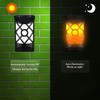 Flames Solar Outdoor Light Outdoor Motion Sensing LED Solar Powered