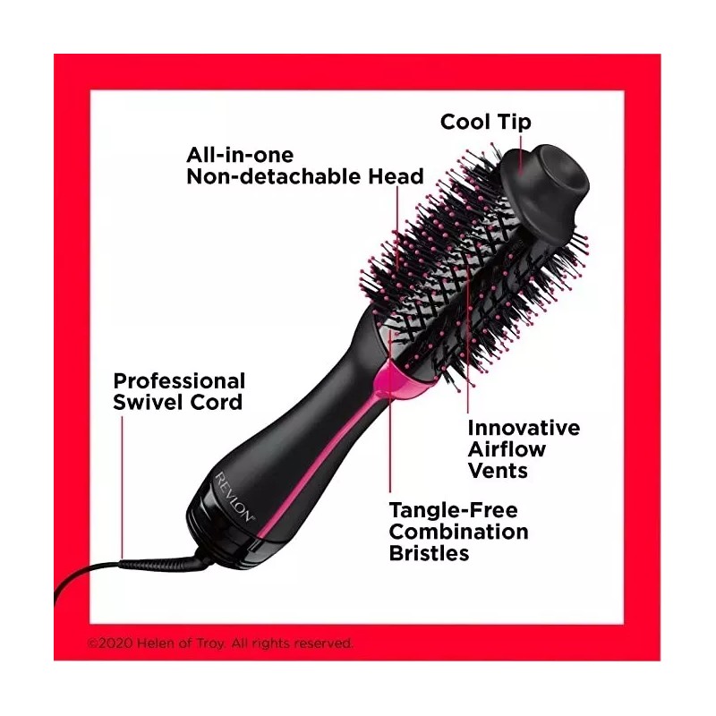 Revlon Secador De Pelo Mejorado 1.0 De 1 Solo Paso