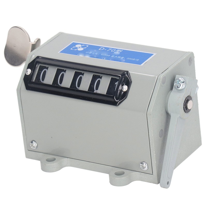 Pull Counter 5 Digit Mechanical Resettable Manual Stroke Tally Accurate
