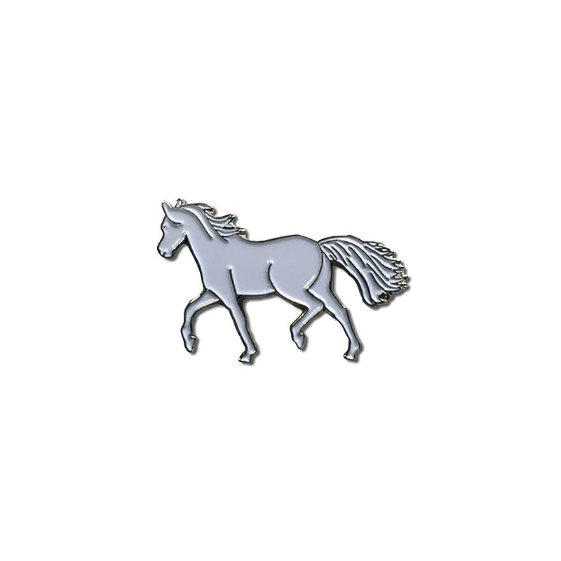 GBJUK White Horse Enamel Pin Badge Lapel Metal, Metal