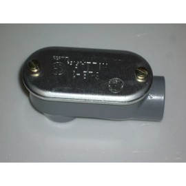 Killark HUBBELL kILLARK SLB-1-CP 1/2" Thread C Style Conduit Body SLB, Cover/Gasket