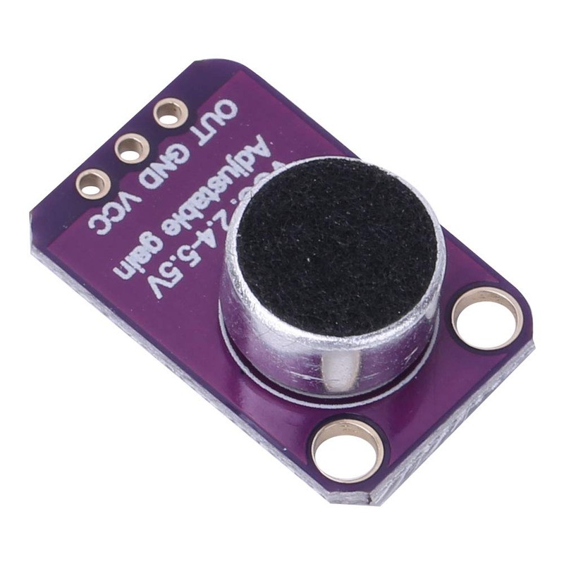 2.4V to 5.5V Microphone Amplifier Module, MAX4466 Excellent Power Supply