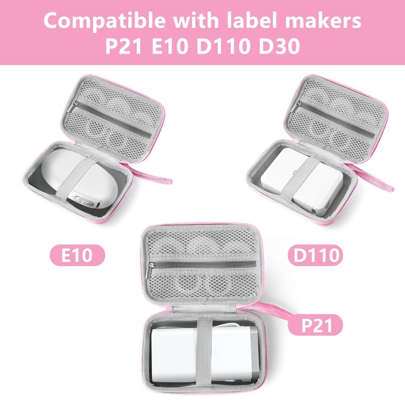 OARCO Label Printer Carry Bag, pink, Protection function