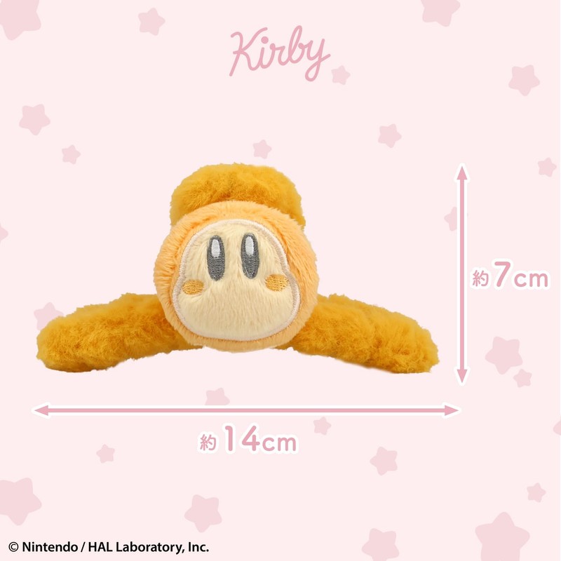 Shobido KI46952 Kirby Faux Fur Accessory Series Hair Claw
