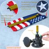 Suction cup flag holder set,office desk flag, car window flag