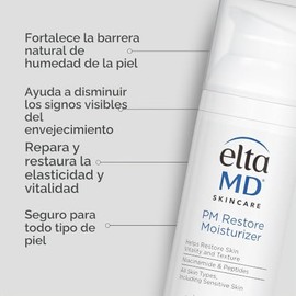 Elta MD Crema Hidratante Restauradora Pm Restore Moisturizer 48g