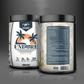 TWP Nutrition Platinum Series Endure, EAAs & BCAAs Electrolyte Blend Pre, Intra and Post Workout, Zero Sugar, 510g and 30 Servings, 14 Great Flavours (Pina Colada)