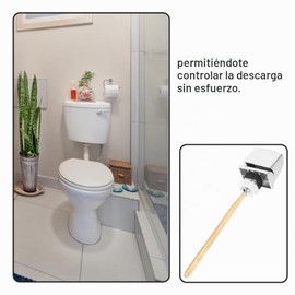 SEWACC Manija de Inodoro Palanca de Descarga Lateral de Aleación de Latón y Zinc, Repuesto para Tanque de Inodoro Antiguo, Kit de Reparación para