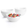 Sweese 18 oz Medium White Porcelain Bowls - Set of