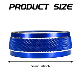 KUQUTIDY for Toyota RAV4 2019-2015 A/C Air Conditioning Knob Cover Engine Push Start Button Cover, Center Console Climate Radio Volume Control Switch Knob Trim Rings Decals Replacement (Blue)