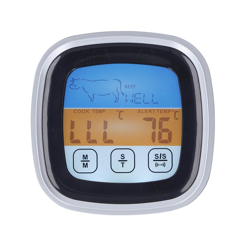 Digital Meat Thermometer LED Display Accurate Reading Meat Temperature Gauge