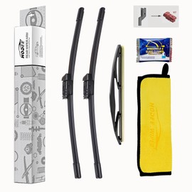 HODEE 3 wipers 26"+16"+12" Front Wiper Blades Replacement for Subaru Impreza Crosstrek 2017-2023,Windshield Blade & Back Rear Window Blade & Washer Tablets Top Lock