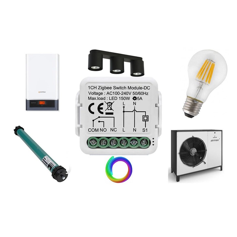 Sone Smart One ZigBee 3.0 Flush Mount Relay Potential Free