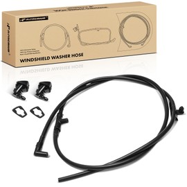 A-Premium Front Windshield Washer Hose Kit Compatible with Ford F-250 Super Duty, fit for F-350 Super Duty, F-450 Super Duty, F-550 Super Duty, 2008-2010, Replace 7C3Z-17K605-A