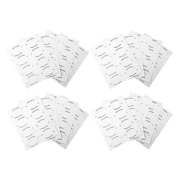 128 Pcs Eyeliner Stencil,Eyeliner Stamp,Eyeshadow Transfer Stickers,Eyeshadow Stencils,Cat Eyeliner Stencils