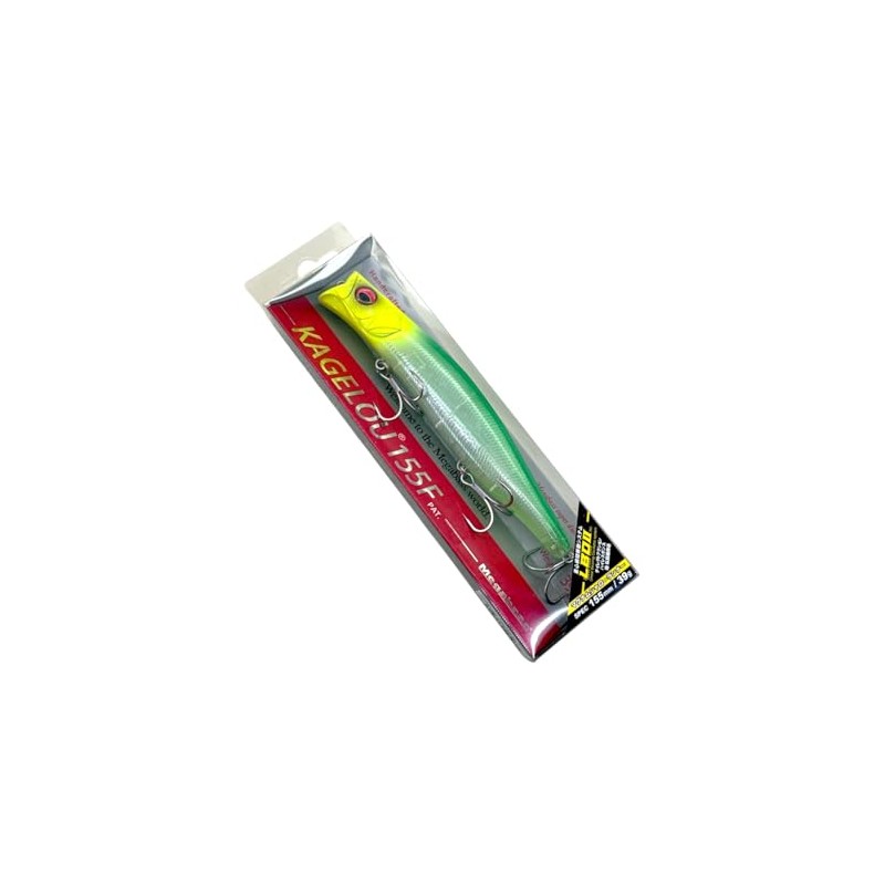 Megabass Sea Bass Lure Kagerou 155F(SP-C) Sparkling Chart Head