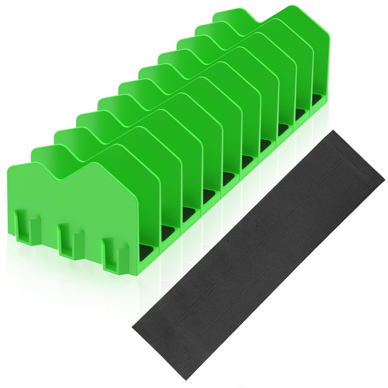 Plier Organizer Rack with Nonslip Rubber Base 10 Slots Plier