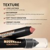 FeiCuiYun Paleta De Sombras De Ojos Monocromáticas En Crema Con