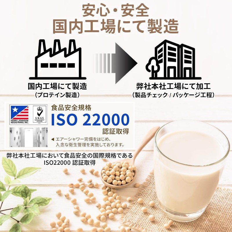 NICHIGA Soy Protein (Made in Japan), 17.6 oz (500 g),