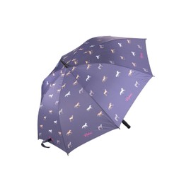 Rydale Large Golf Umbrella Country Designs Pheasant Polka Dot Plain Purple Navy Brolly (Horse Navy)