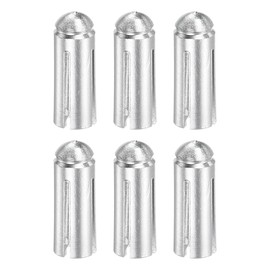 YOKIVE 6 Pcs Dart Flight Protectors, Indoor Outdoor Aluminum Alloy Dart Accessory Wing Savers | Home, Club, Steel and Plastic Flights (Silver Tone)