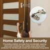 U 10309 Swing Bar Lock for Hinged Swing-in Doors,Door Guard