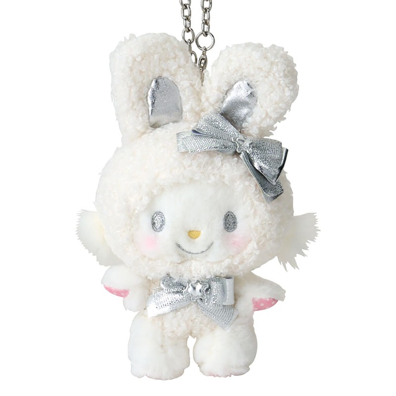 Sanrio 432679 Mascot Charm (Fluffy Snow Rabbit) Wish Me