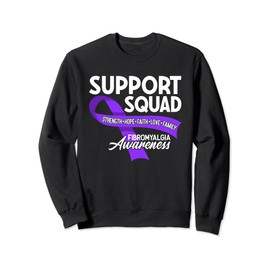 Support Awareness Squad I Chronic Pain Response Fibromyalgia Sweatshirt