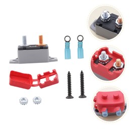 Gatuida 1 Set Reset Circuit Breaker Circuit Breaker for Car Dc Circuit Breaker Circuit Breaker for Vehicle 30a 12v/24v Circuit Breaker Circuit Breaker for Boat Bolt Circuit Breaker