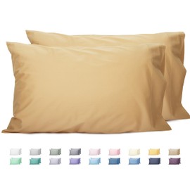 Sunflower Queen Pillowcases Set of 2, 100% Cotton Queen Size Pillow Cases 2, 20×30 inches Butterum, Soft and Breathable