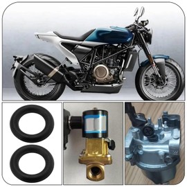 ECSiNG 10pcs Carburetor Mixing Screw Rubber O-Ring Gasket 1329529901 Outer Diameter 5mm Thickness 1mm Compatible with Keihin