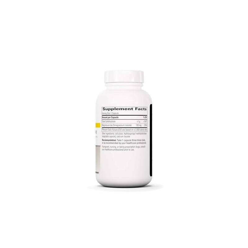 Integrative Therapeutics Malato de magnesio - Suplemento dietético con 100