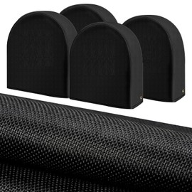 Tuszom Waterproof Anti-UV Tire Protectors 4 Pack - Tearproof 900D Solution-Dyed Tearproof Windproof Tire Covers for RV, Trailer,Camper,Truck,Cars,Jeeps,Vans,SUV (Universal Fits 23.5-25.75 inch)