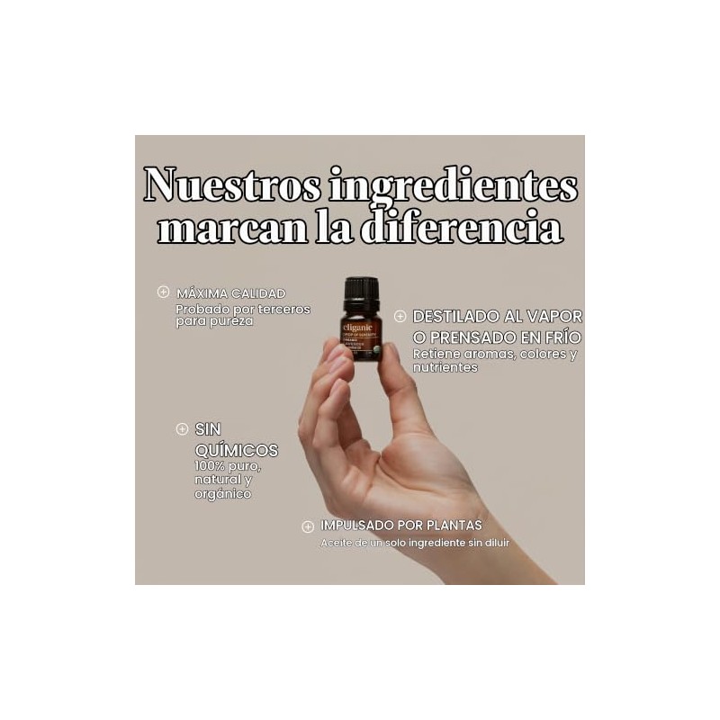 Cliganic Set de 6 Aceites Esenciales Orgánicos The Essentials 15