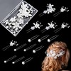 15 Pcs Wedding Hair Accessories Set Pearl Bride Wedding Hair