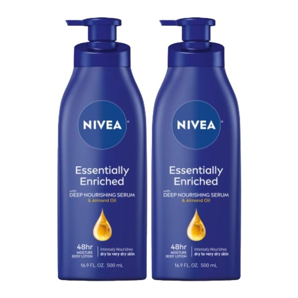 Branded NIVEA Essentially Enriched Body Lotion For Dry Skin, Pack