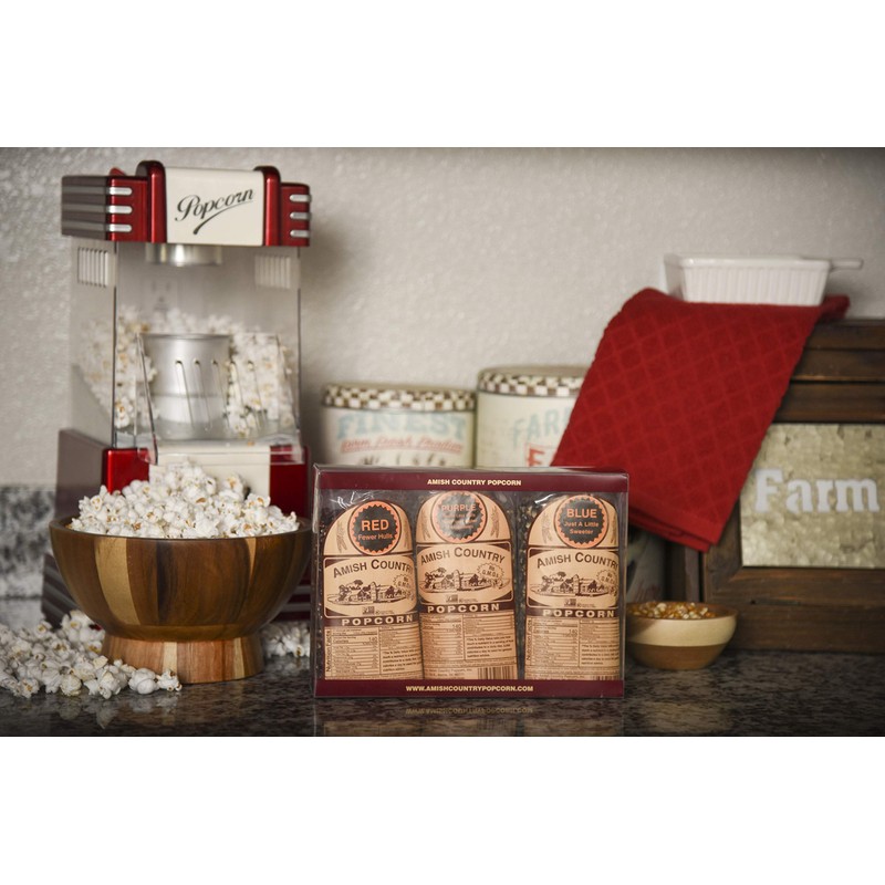 Amish Country Popcorn | 3 (1 Lb Variety Gift Set)