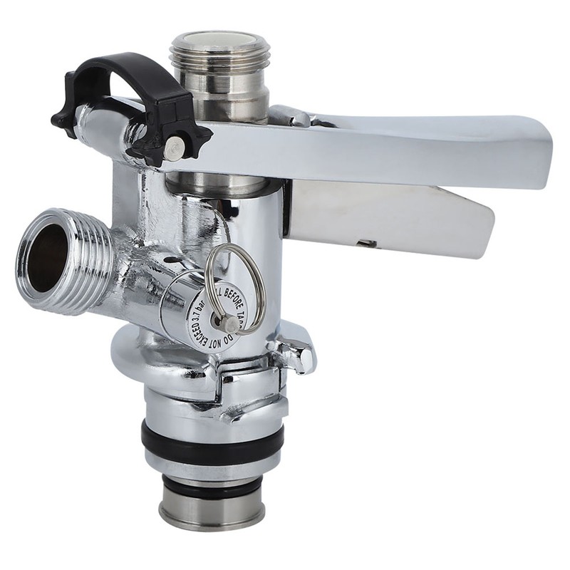 G5/8 U Type Stainless Steel Beer Keg Coupler Dispenser Accessory