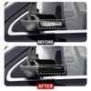 JeCar Side Mirror Turn Signal Light Trim Covers Smoked Blinker