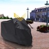 Motorcycle Cover Waterproof Rain Proof Dustproof Folding Silver Coating Outdoor