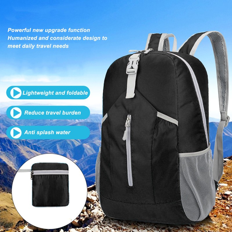 Outdoor Sports Ultra Lightweight Foldable Backpack Lightweight Packable Hiking Backpack