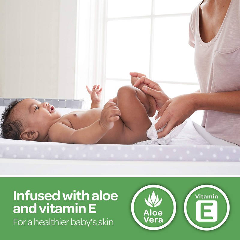 HUGGIES Natural Care Unscented Baby Wipes, Sensitive, Flip-top Pack, 32Count