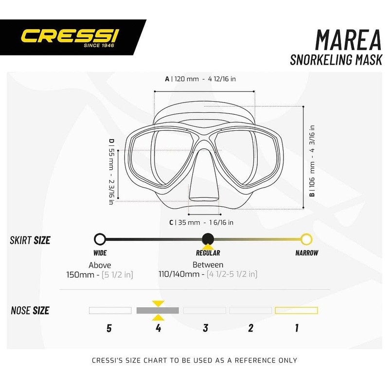 Cressi Marea Amarillo/Amarillo