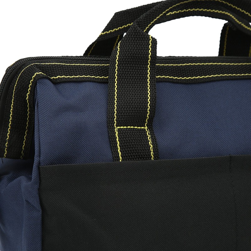 13in Tool Storage Bag Oxford Cloth Multifunctional Waterproof Wide Mouth