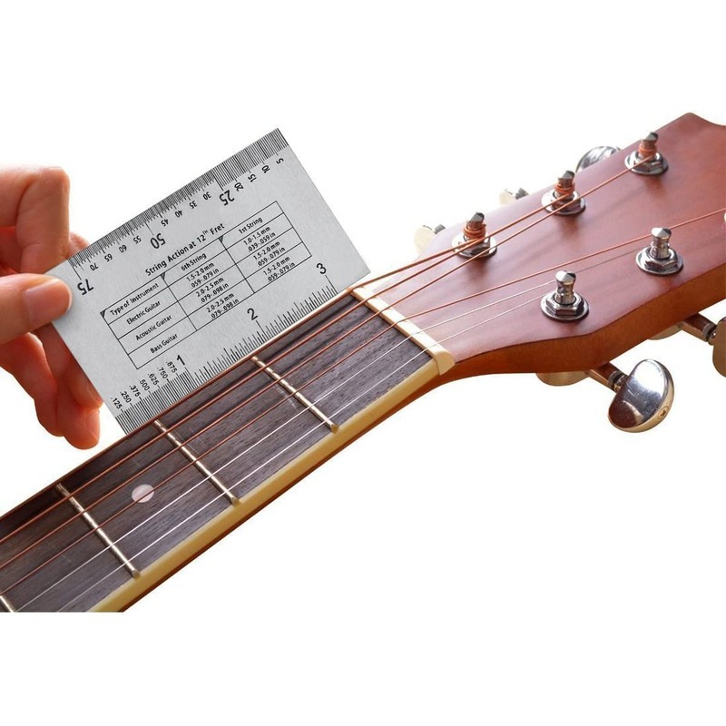 YFFSFDC String Action Ruler for String Frets Saddle Nuts Height