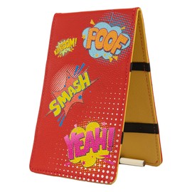 Hazzad Golf Handcrafted Genuine Leather Kaboom Yardage Book Cover - Water Resistant, Oversized, Anti-Theft British Design Crafted from Top Grain Leather That Softens With Age