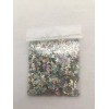 Baby Emma 2007 Solvent Resistant BUTTERFLY shape Glitter (Silver) Nail