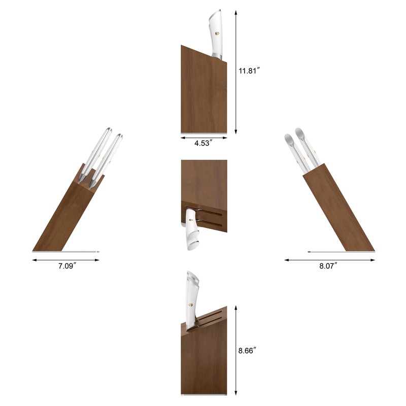 Cangshan ELBERT Series German Steel Forged Cleaver Knife Block Sets,